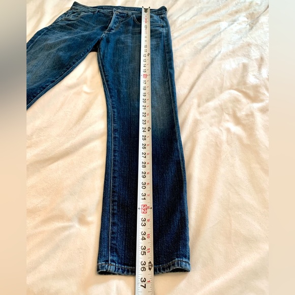 Citizens Of Humanity-COH Women's Sz 26 Dylan Relaxed Boy Jean Blue Cotton Blend - Picture 10 of 12